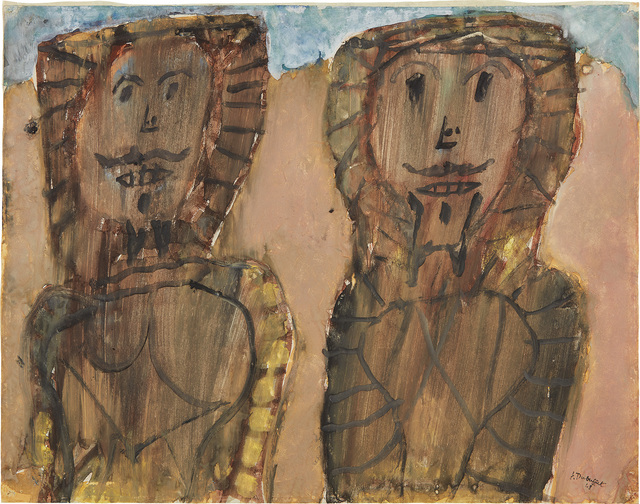 Jean Dubuffet, ‘Deux arabes’, January -April 1948, Phillips