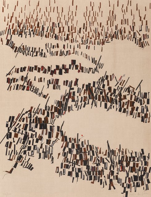 Maria Helena Vieira da Silva, ‘Untitled, from Flight Portfolio’, 1967, Print, Lithograph in colors on paper, Heritage Auctions