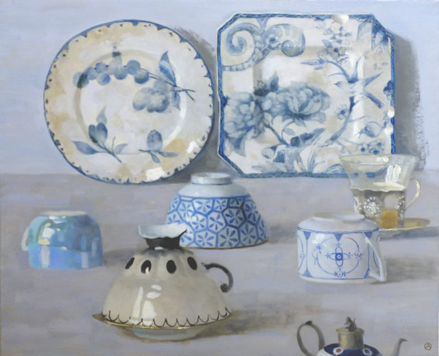 Olga Antonova, ‘Composition with Cups and Plates ’, 2016, Gallery Henoch