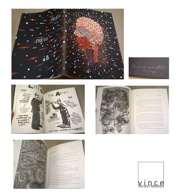 Fred Tomaselli, ‘"Pierogi Press #8", Signed Silkscreen Edition of 750 ’, 2002, VINCE fine arts/ephemera