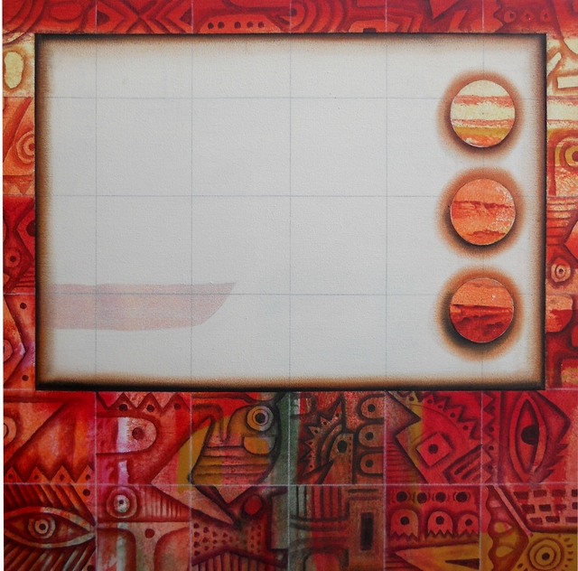 Mahmood Naaz Khan, ‘Untitled ’, 2020, Painting, Acrylic on canvas, Arushi Arts