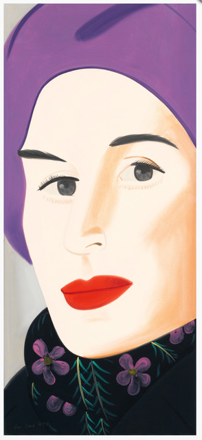 Alex Katz, ‘Purple Hat Ada’, 2017, Gregg Shienbaum Fine Art