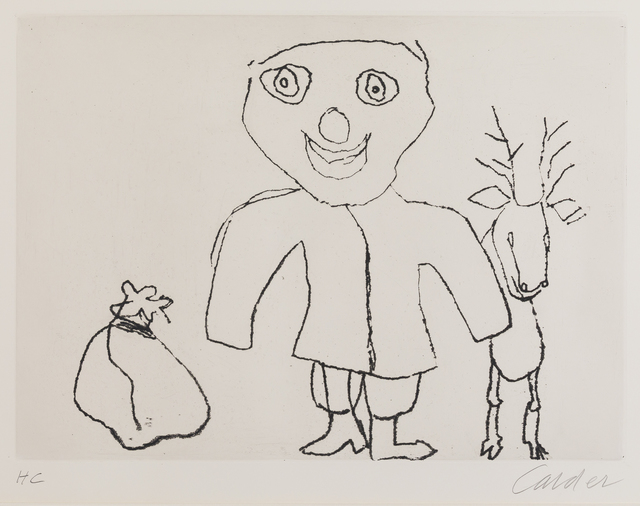 Alexander Calder, ‘Santa Claus’, 1974, Print, Etcing, Childs Gallery