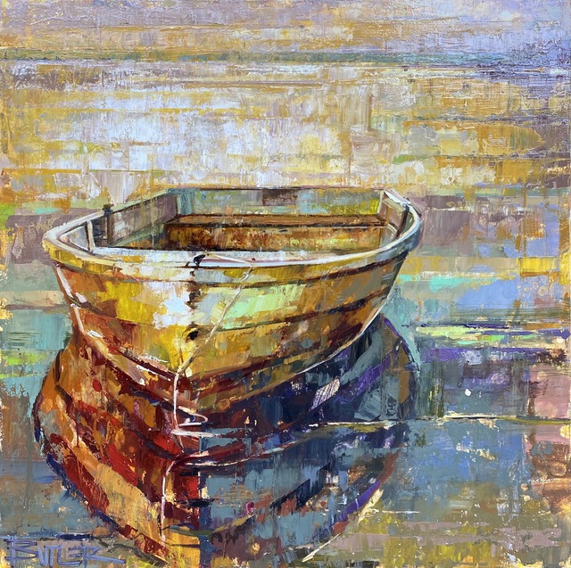 Curt Butler, ‘Soul in Which to Sail’, 2021, Painting, Encaustic and Oil on Canvas, Shain Gallery