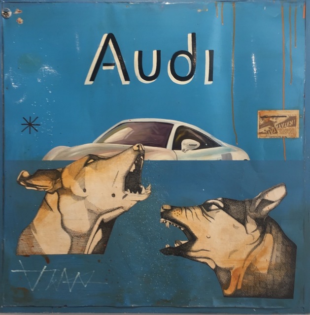 Armando Lerma, ‘Audi’, Painting, Mixed media, Melissa Morgan Fine Art