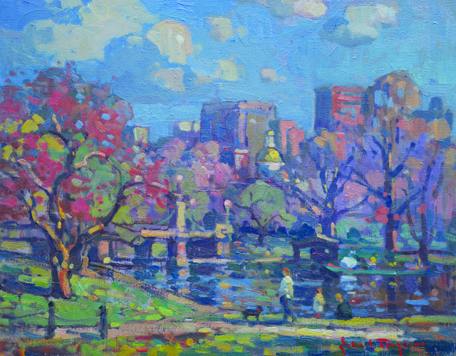 John C. Traynor, ‘Spring Day, Public Garden’, 2019, Copley Society of Art