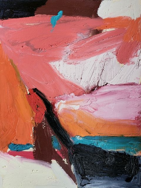 Rebecca George, ‘Inside the Veil’, 2019, Drawing, Collage or other Work on Paper, Oil on Rives BFK, The Art House