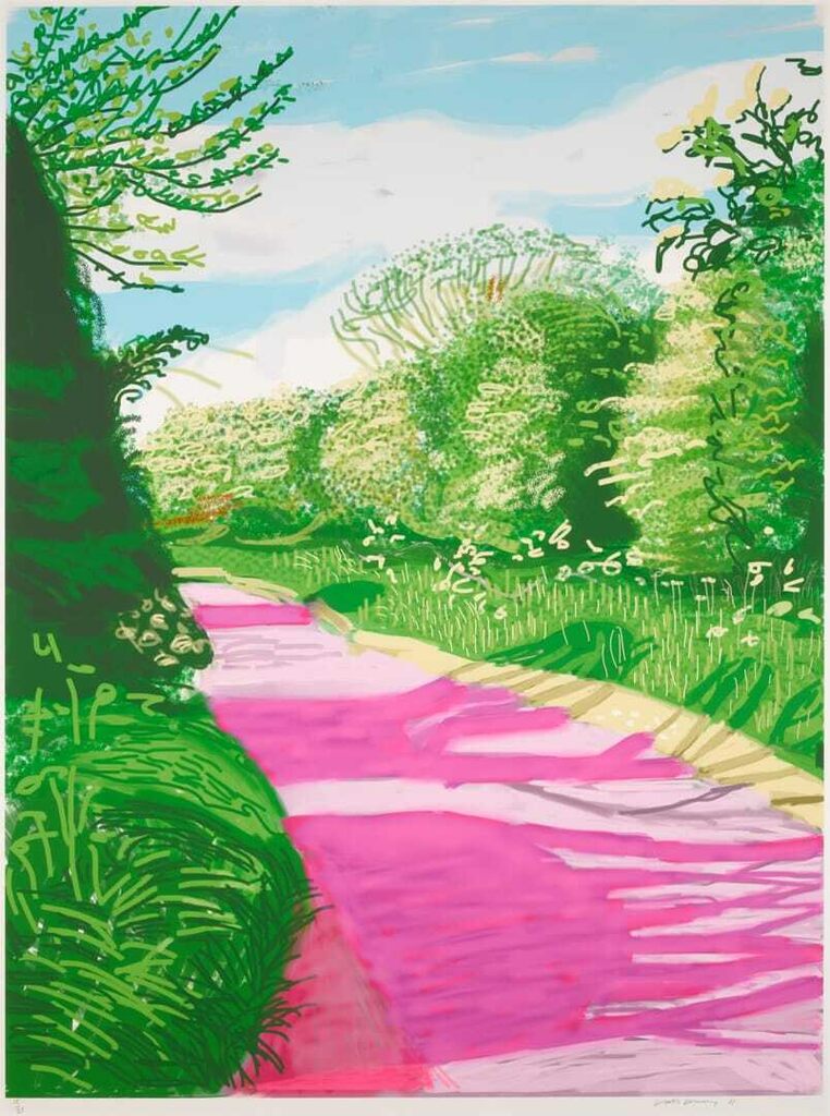 David Hockney - The Arrival of Spring in Woldgate, East Yorkshire in 2011 (twenty eleven) - 31 May, No. 2