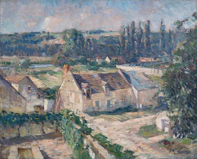 John Fulton Folinsbee, ‘Bourre Gardens, France’, Circa 1926-1929, Painting, Oil on canvas, Vose Galleries