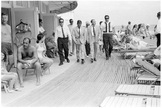 Terry O'Neill, ‘"Frank Sinatra on the Boardwalk, view 2"’, 1968, Photography, Gelatin Silver Print, Izzy Gallery