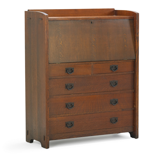 Gustav Stickley, ‘Drop-Front Desk, Eastwood, NY’, ca. 1912, Rago/Wright