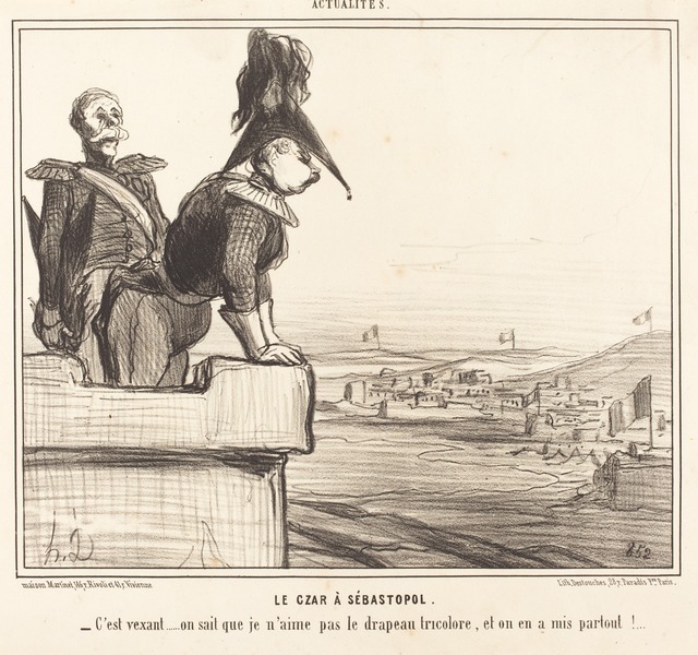 Honoré Daumier, ‘Le Czar a Sébastopol’, 1855, National Gallery of Art, Washington, D.C.