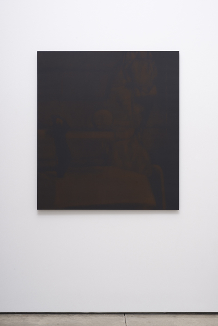 Troy Brauntuch, ‘Untitled (Shoe, Ball, Statue)’, 2015, Painting, Mixed pigments on cotton, Lora Reynolds Gallery