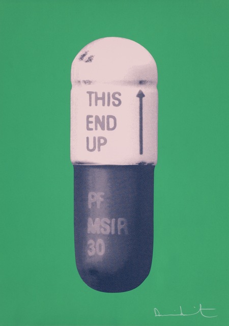 Damien Hirst, ‘The Cure - Emerald Green/Powder Pink/Victorian Purple’, 2014, Paul Stolper Gallery