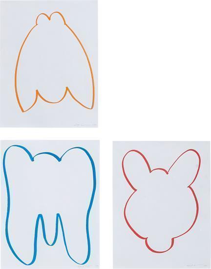 Jeff Koons - Three works: (i) Easy Fun Donkey; (ii) Elephant; (iii) Kangaroo