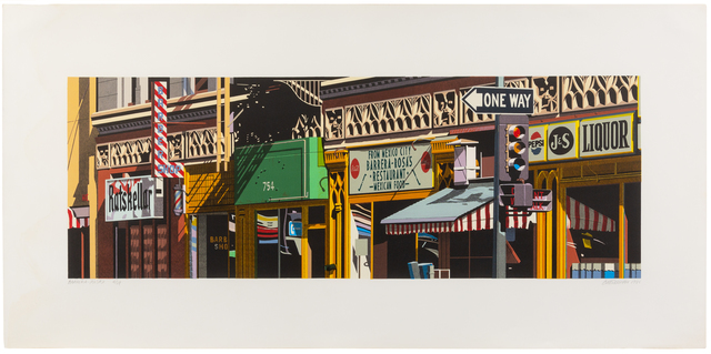 Robert Cottingham, ‘Barrera-Rosa's (a suite of three works)’, 1986, Hindman