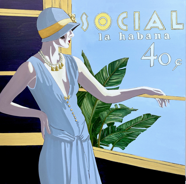 Andres Conde, ‘SOCIAL Grafica’, 2019, Painting, Oil on Linen, Conde Contemporary