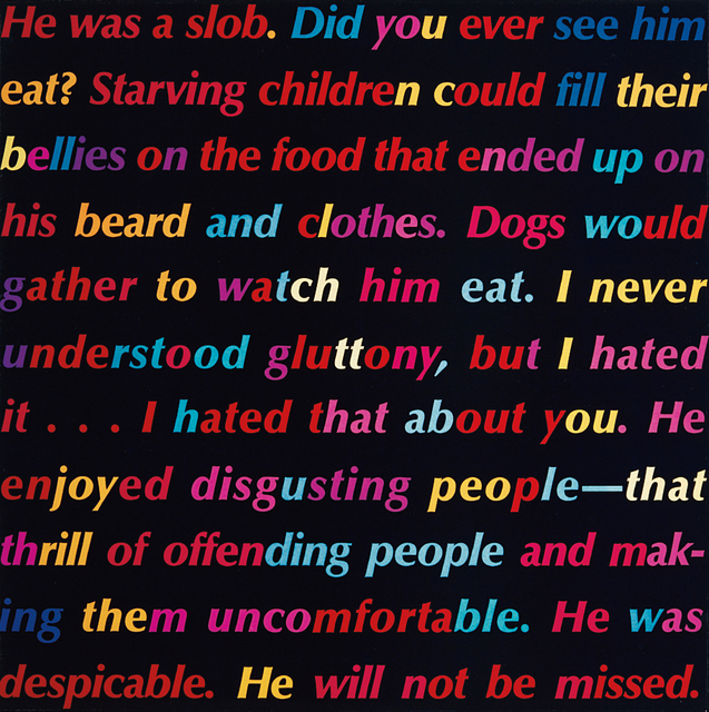 Larry Johnson, ‘Untitled (I Hated that About You)’, 1987, Phillips