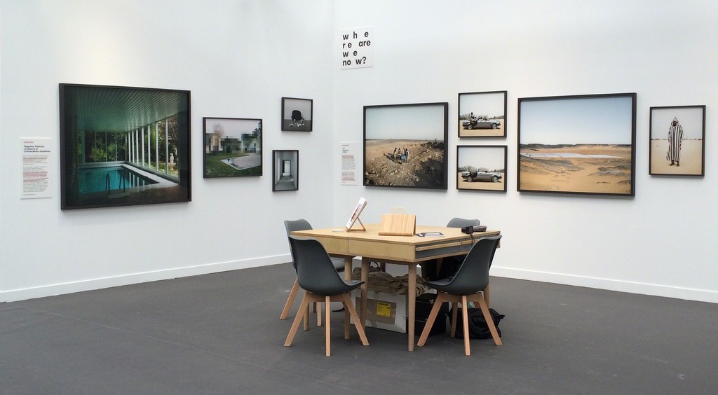 Where Are We Now? Installation of East Wing @ Paris Photo 2016 (works by Edmund Clark & Philippe Dudouit shown here) Where Are We Now? Installation of East Wing @ Paris Photo 2016 (works by Edmund Clark & Philippe Dudouit shown here)