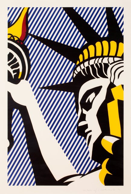 Roy Lichtenstein, ‘I Love Liberty (C. 192)’, 1982, Print, Screenprint in colors on Arches 88 paper, Taglialatella Galleries