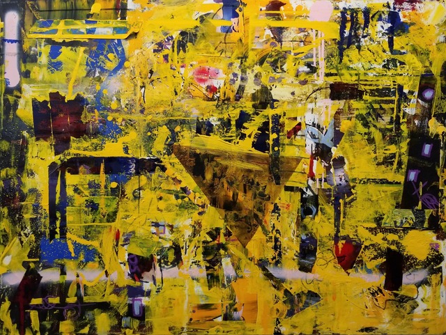 Daniel Martin Sullivan, ‘Altered State’, 2018, Painting, Oil, Tape, and Spray Paint on Canvas, The Art House