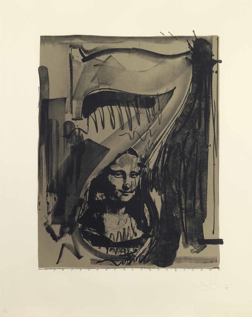 Jasper Johns, ‘Figure 7, from Black Numeral Series’, 1968, Print, Lithograph, on Copperplate Deluxe paper, Christie's