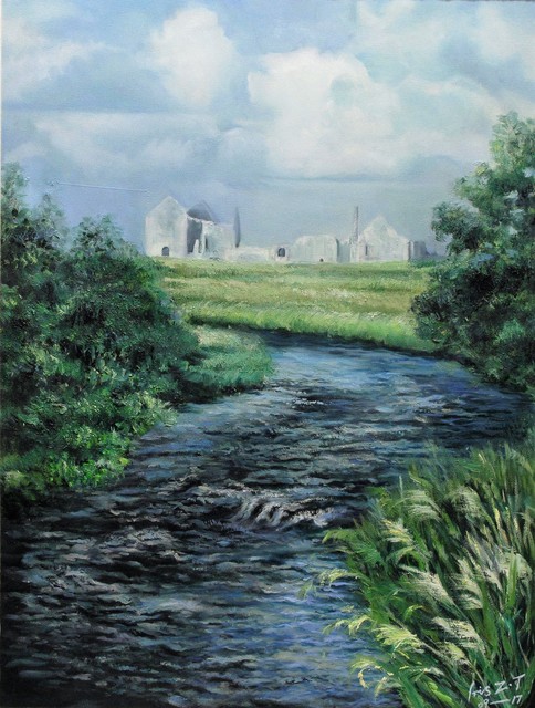 Zhang Ting 张婷, ‘River of Time’, 2017, Painting, Oil on canvas, A-Art Shengzan Gallery