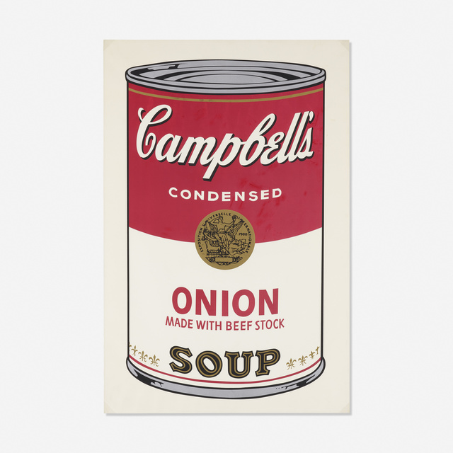 Andy Warhol, ‘Onion Soup Can from Campbell's Soup I’, 1968, Print, Screenprint in colors, Rago/Wright