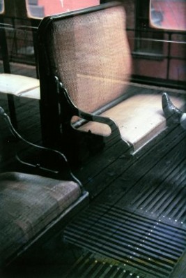 Saul Leiter, ‘Foot on El’, 1954, Photography, Chromogenic print, printed later, GALLERY FIFTY ONE