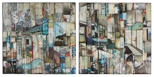 Madonna Phillips, ‘Water Falling Diptych’, 2018, Ai Bo Gallery