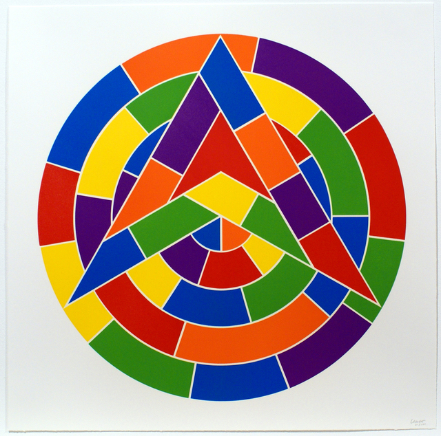 Sol LeWitt, ‘Tondo 1 (3 point star)’, 2002, Bernard Jacobson Gallery