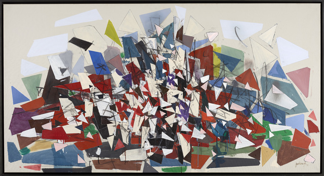 Robert Goodnough, ‘Untitled (4LR)’, ca. 1990, Painting, Acrylic on canvas, Berry Campbell Gallery