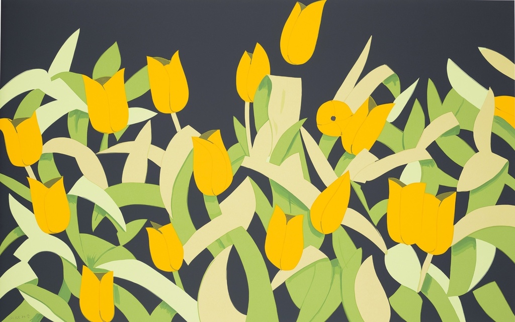 Alex Katz - Yellow Tulips