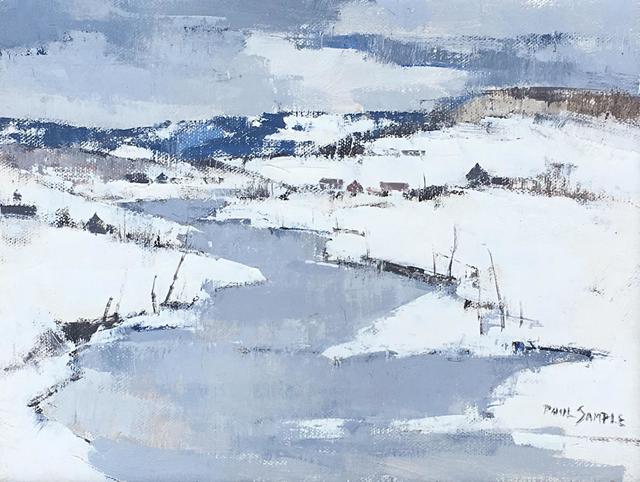 Paul Sample, ‘River Valley’, ca. 1960, Painting, Acrylic on canvas, Caldwell Gallery Hudson