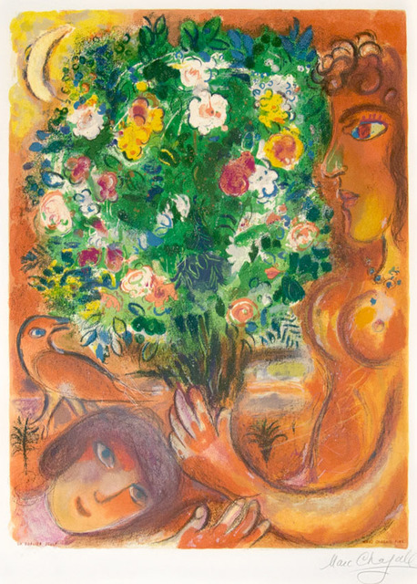 Marc Chagall, ‘Femme au Bouquet (Woman with Bouquet)’, 1967, Masterworks Fine Art