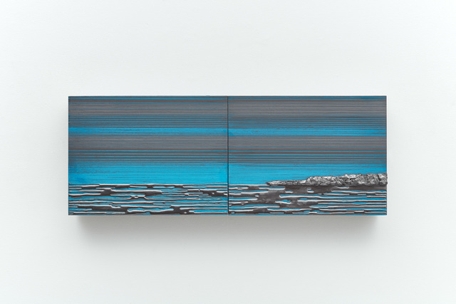 Teresita Fernández, ‘Rise & Fall 15’, 2017, Painting, Solid graphite and pencil on wood panel, Lehmann Maupin
