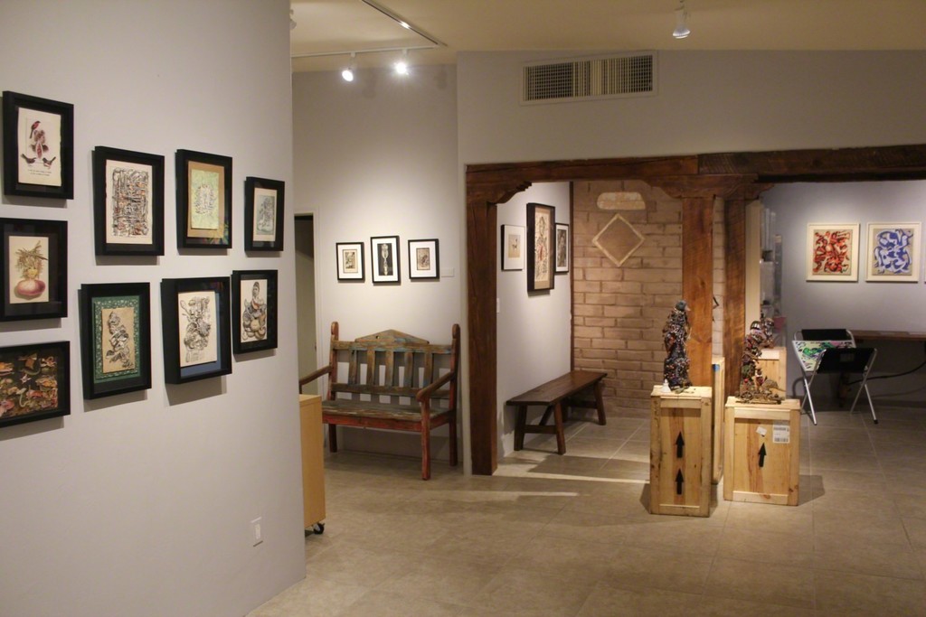 Installation shot for EXQUISITE CORPSE: The Surrealist Tendency in Collage Installation shot for EXQUISITE CORPSE: The Surrealist Tendency in Collage