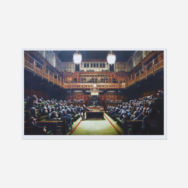 Banksy, ‘Monkey Parliment’, 2009, Rago/Wright