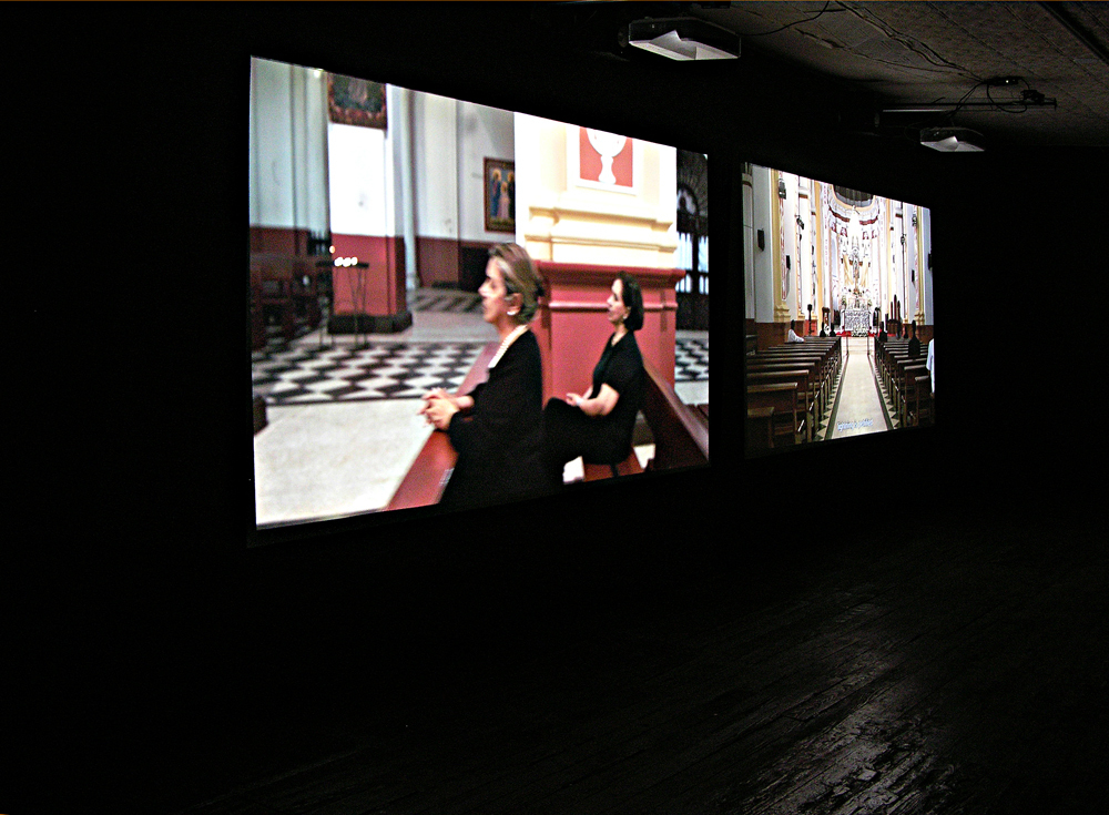 Installation view of 'Los rastreadores' at LMAKgallery, NY Installation view of 'Los rastreadores' at LMAKgallery, NY