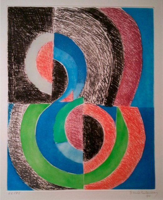 Sonia Delaunay, ‘Avec Moi-Même’, 1970, Kunzt Gallery