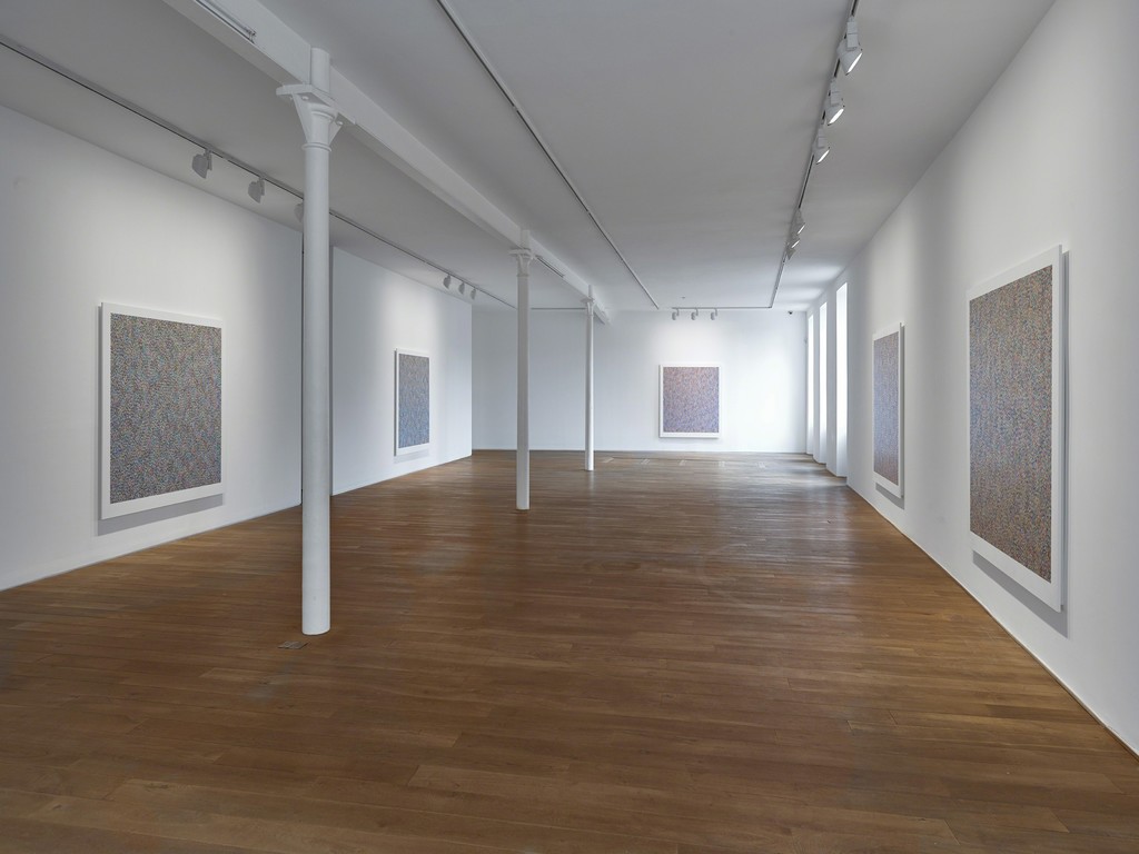 Installation view of James Hugonin's solo exhibition 'Binary Rhythm: Paintings 2010 - 2015'
Ingleby Gallery, Edinburgh (10 October - 21 November 2015) Installation view of James Hugonin's solo exhibition 'Binary Rhythm: Paintings 2010 - 2015'
Ingleby Gallery, Edinburgh (10 October - 21 November 2015)