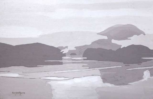 Clayton Anderson, ‘Sketch for Morning Mist - Cordero Channel’, Madrona Gallery