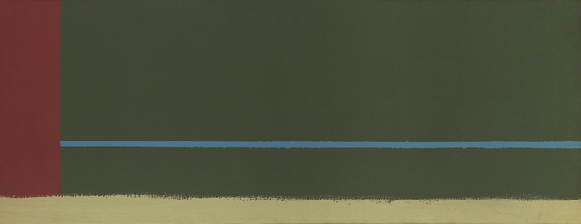 Dan Christensen, ‘Montauk Line #2’, 1970, Painting, Enamel and acrylic on canvas, Berry Campbell Gallery