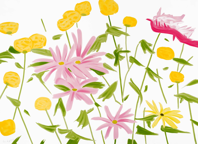 Alex Katz, ‘Spring Flowers’, 2017, Meyerovich Gallery