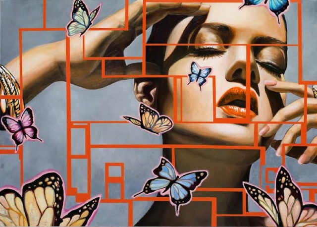 Manzur Kargar, ‘Butterflies 3’, Isabella Garrucho Fine Art