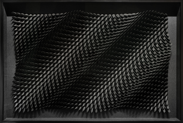 Matt Shlian, ‘Unholy 79’, 2017, Sculpture, Black paper and iridescent black paper, Paradigm Gallery + Studio