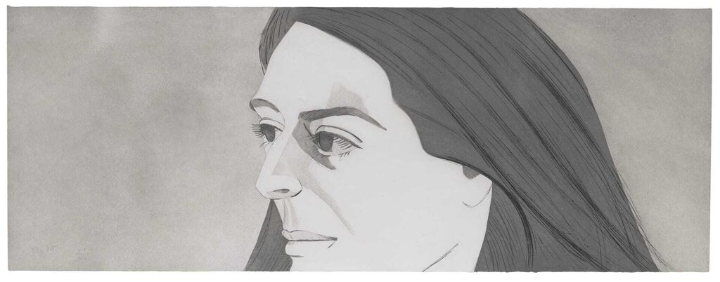 Alex Katz - Large Head of Ada