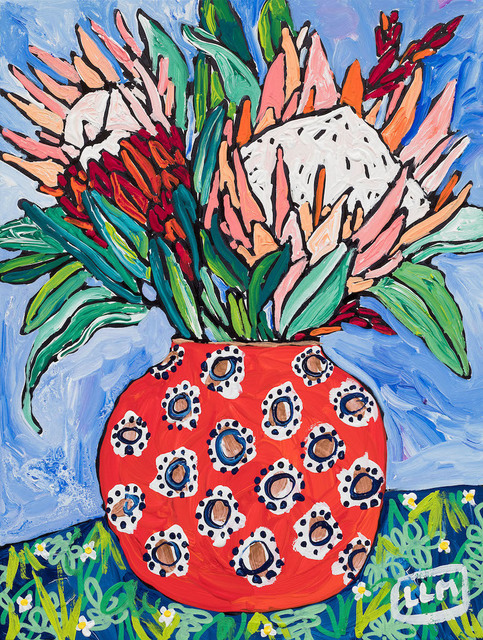 Lara Meintjes, ‘Vespers’, 2020, Mixed Media, Gouache, marker and acrylic on board, Hashimoto Contemporary