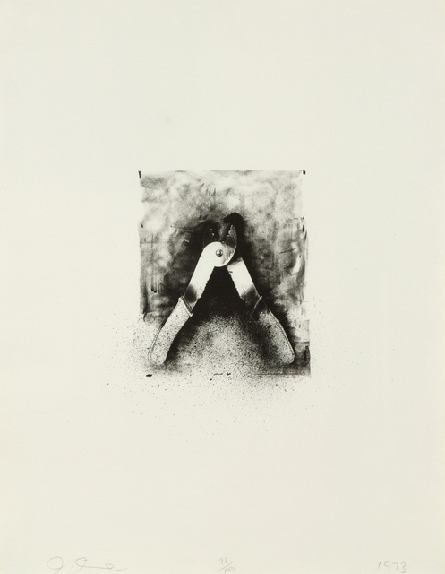 Jim Dine, ‘Ten Winter Tools (Strip Pliers)’, 1973, Print, Lithograph, Heather James Fine Art Gallery Auction