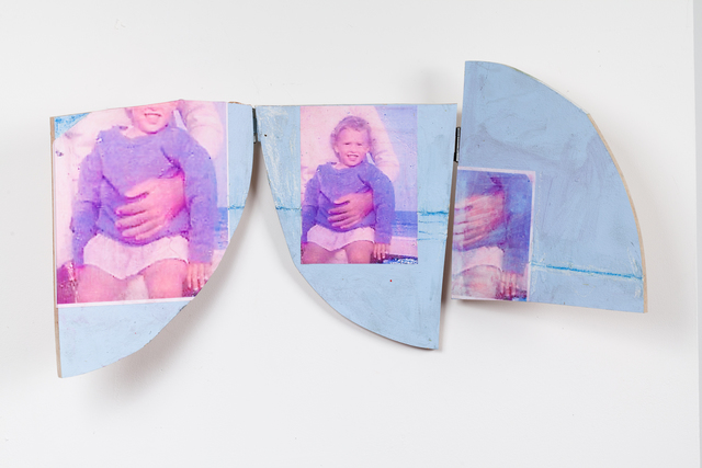 Karen Gibbons, ‘The Hands’, 2012, Sculpture, Acrylic, collage and wood assemblage, 440 Gallery